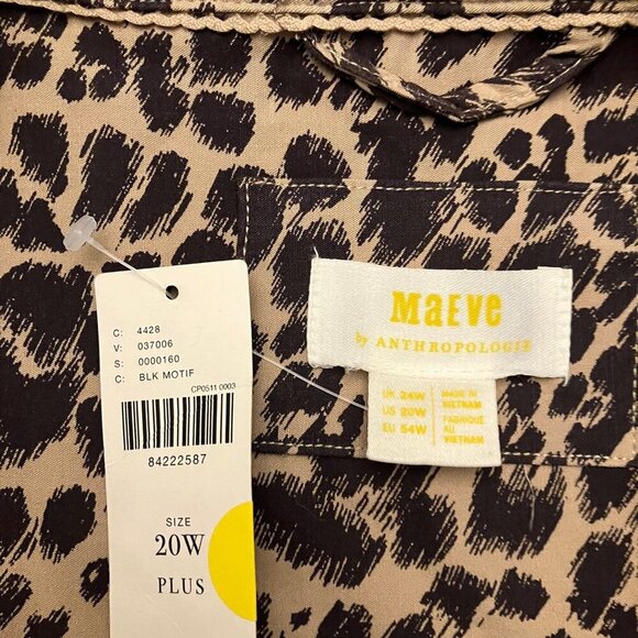 Maeve by Anthropologie Leopard Belted Dress - Picture 9 of 12